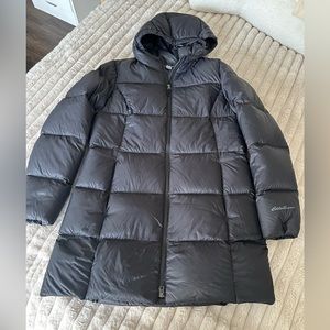 Eddie Bouer luna peak black down coat